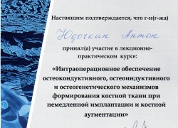 Сертификат SIMKO. Юдочкин А.Ю.